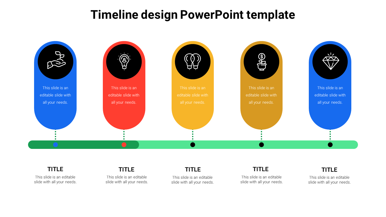 Amazing Timeline Design PowerPoint Template